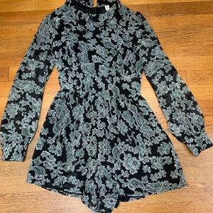 Aeropostale Bethany mota romper XS